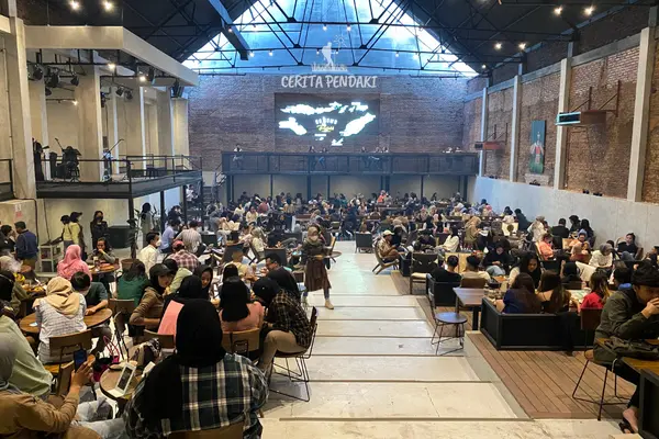 Pengunjung Kopi Bajawa Bogor selalu ramai