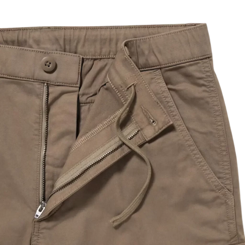 Detail resleting dan tali pinggang