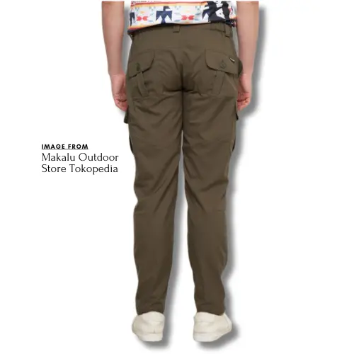 Celana panjang Makalu Defender tampak belakang