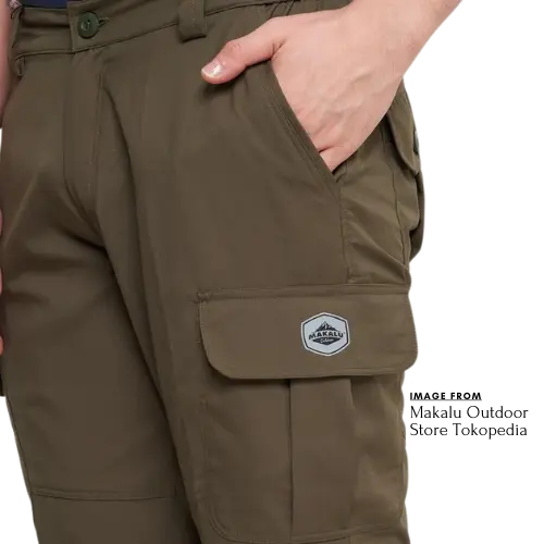 Detail saku celana Makalu Defender