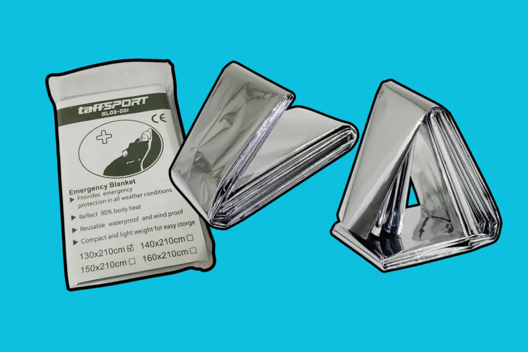 TaffSPORT Emergency Blanket merupakan produk thermal blanket termurah dan berkualitas