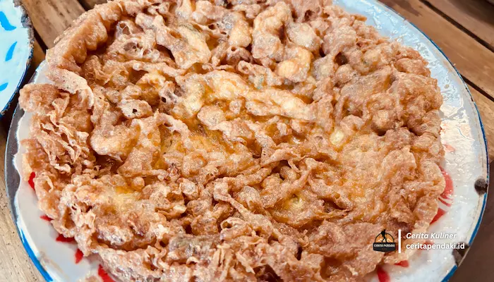 Telur gaek memiliki keunikan pada tekstur yang renyah