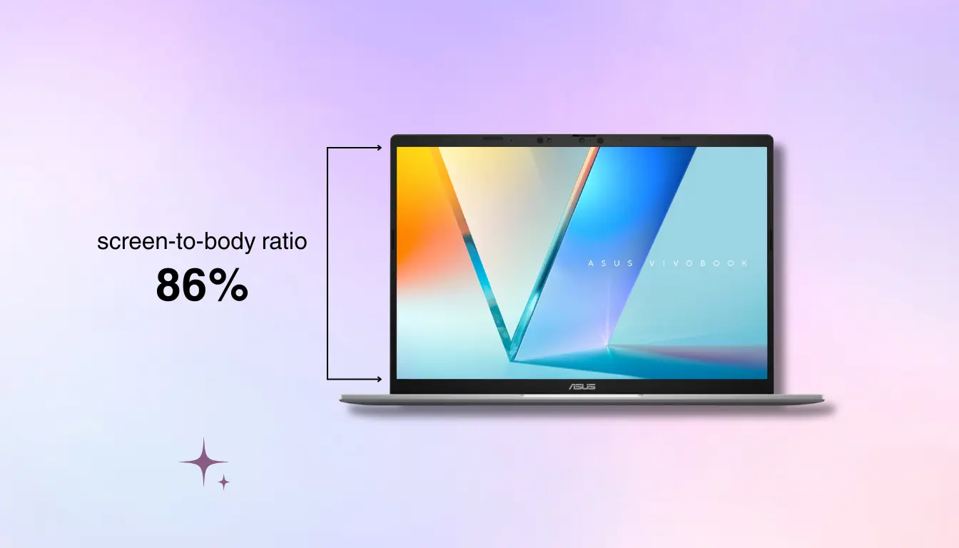 ASUS Vivobook S14 S3407QA Cool Silver Screen Ratio