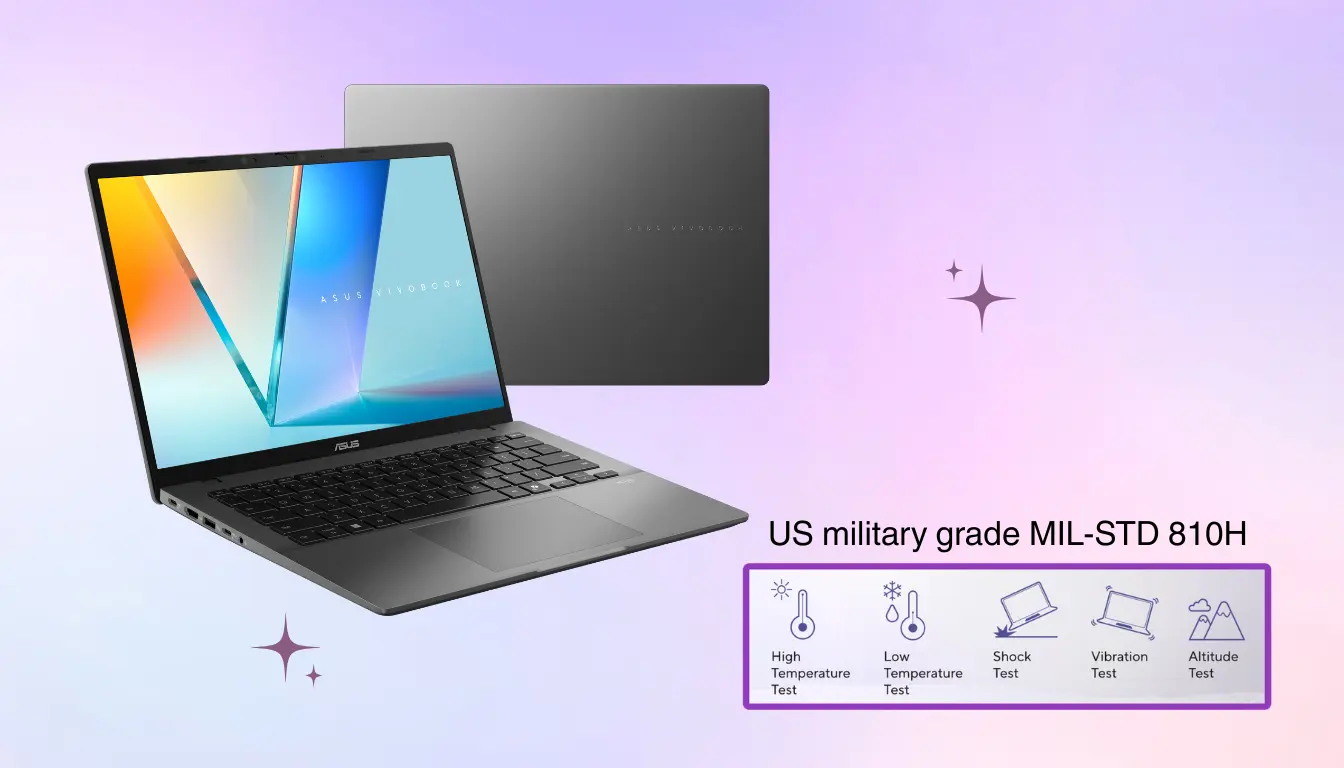 ASUS Vivobook S14 S3407QA Matte Gray US Military Grade