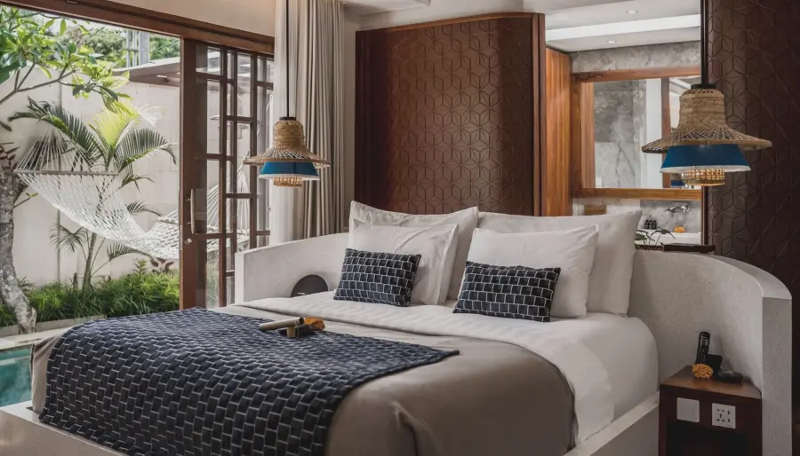 Foto kamar di Villa Asvara di Ubud, Bali