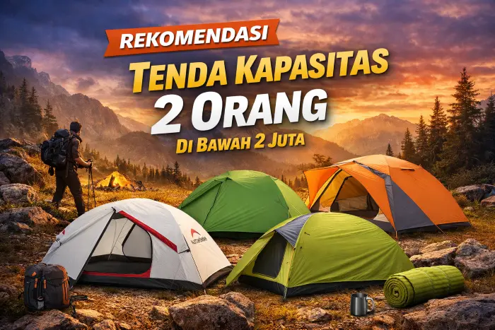 Daftar Rekomendasi Tenda Kapasitas 2 Orang Harga Dibawah 2 Jutaan
