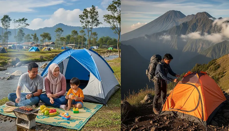 Mau beli tenda untuk camping atau hiking?