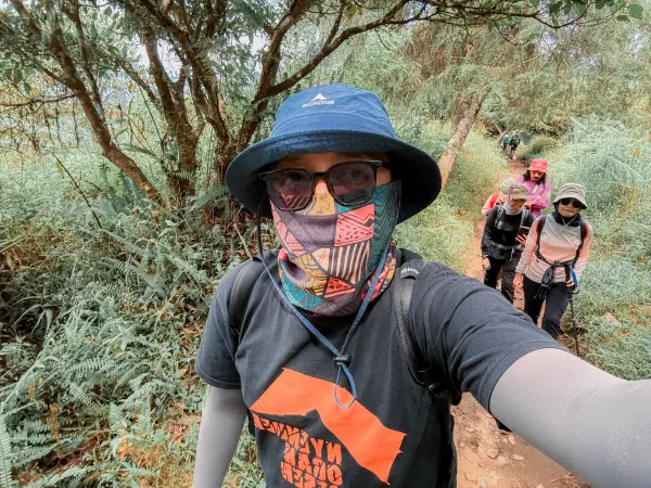 Banyak trek “bonus” pada pendakian kali ini