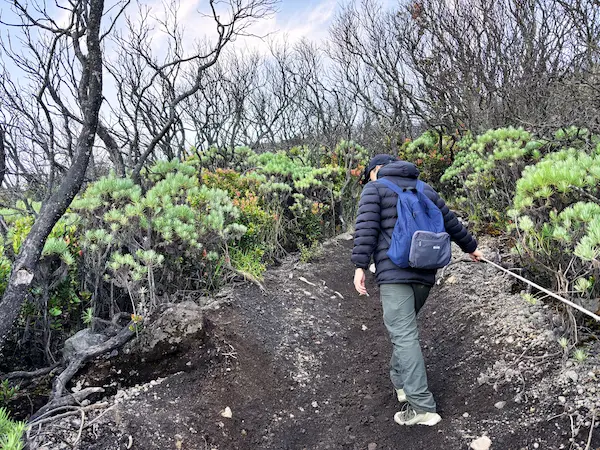 Trek Berpasir Beberapa Puluh Meter Jelang Puncak Ciremai via Sadarehe